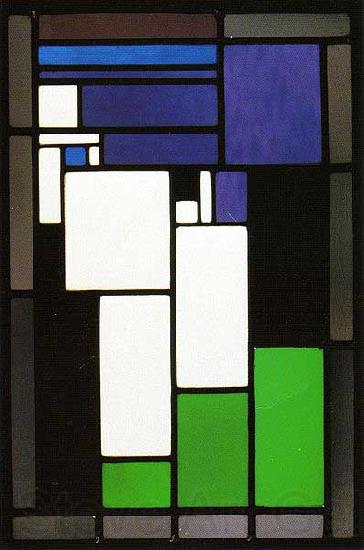 Theo van Doesburg Stained-glass Composition Female Head. Germany oil painting art